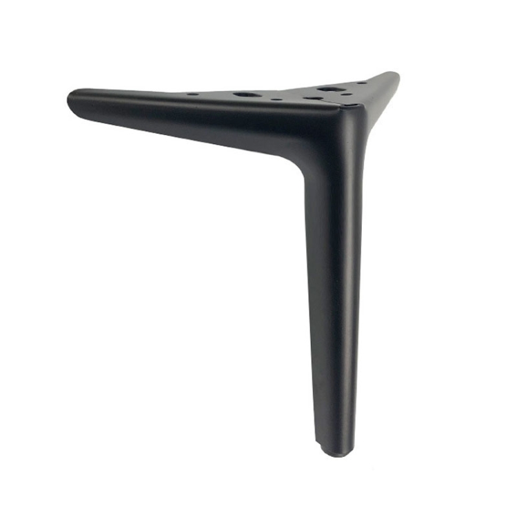 

LH-XY-0010 Sofa Cabinet Metal Leg Furniture Leg, Height: 15cm(Matte Black)