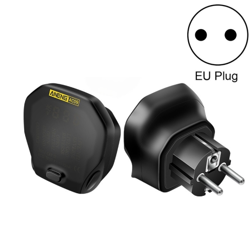 

ANENG Backlight Digital Display Socket Ground Wire Voltage Tester, Specification: AC90D EU Plug