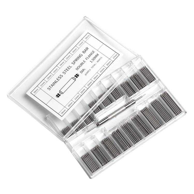 

360 PCS / Set with Ear Batch 8-25mm Strap Connecting Shaft Stainless Steel Watch Spring Bar