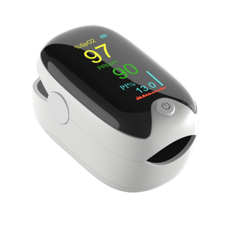 

AD901 Finger Clip Oximeter Pulse Heart Rate Monitoring Monitor, Shape: LED(White)
