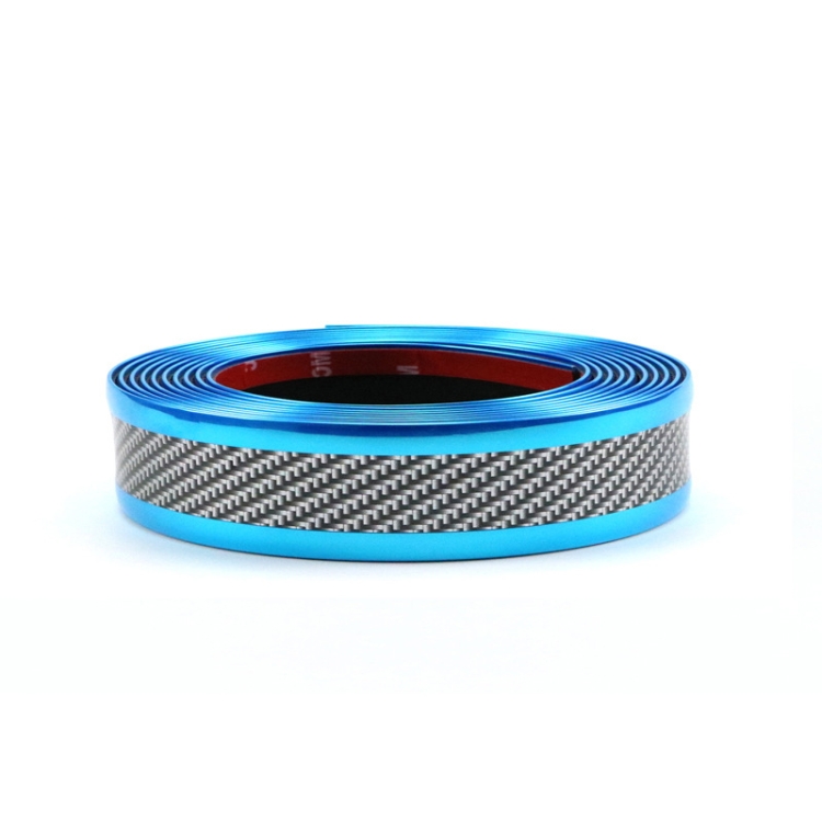 

6m Car Bumper Anti-Collision Strip, Color: Two-color Blue 3cm