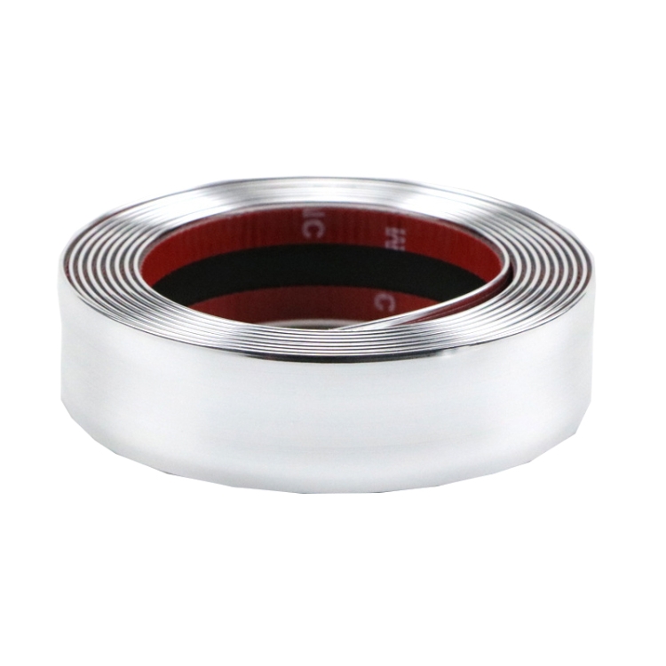 

6m Car Bumper Anti-Collision Strip, Color: Silver Plating 3cm