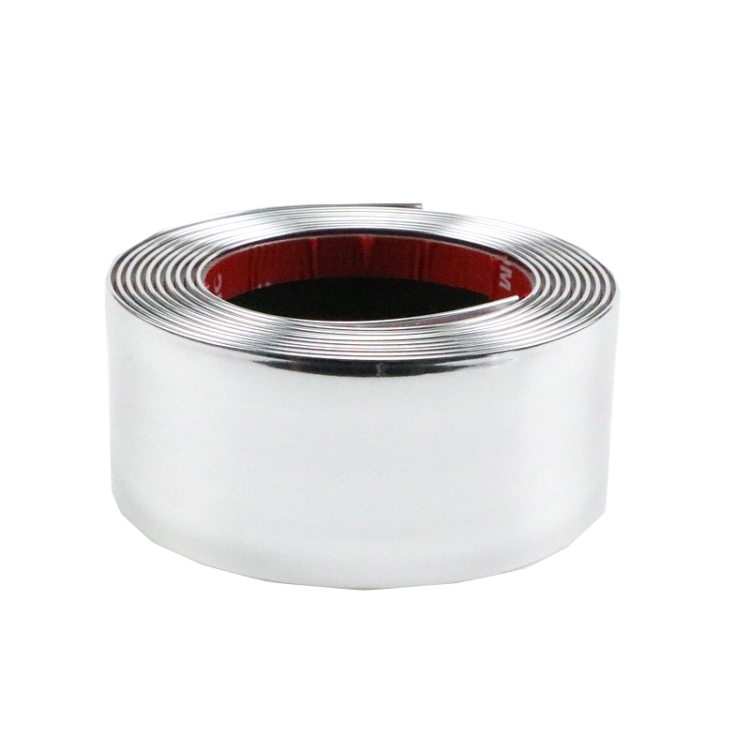 

6m Car Bumper Anti-Collision Strip, Color: Silver Plating 5cm