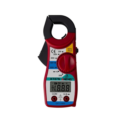 

ANENG KT-87N Clamp Voltage And Current Measuring Multimeter(Red)