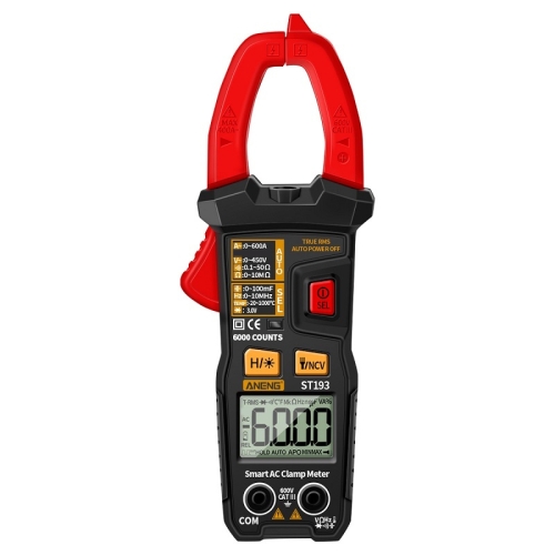 

ANENG Multifunctional AC And DC Clamp Digital Meter, Specification: ST193 Intelligent Automatic