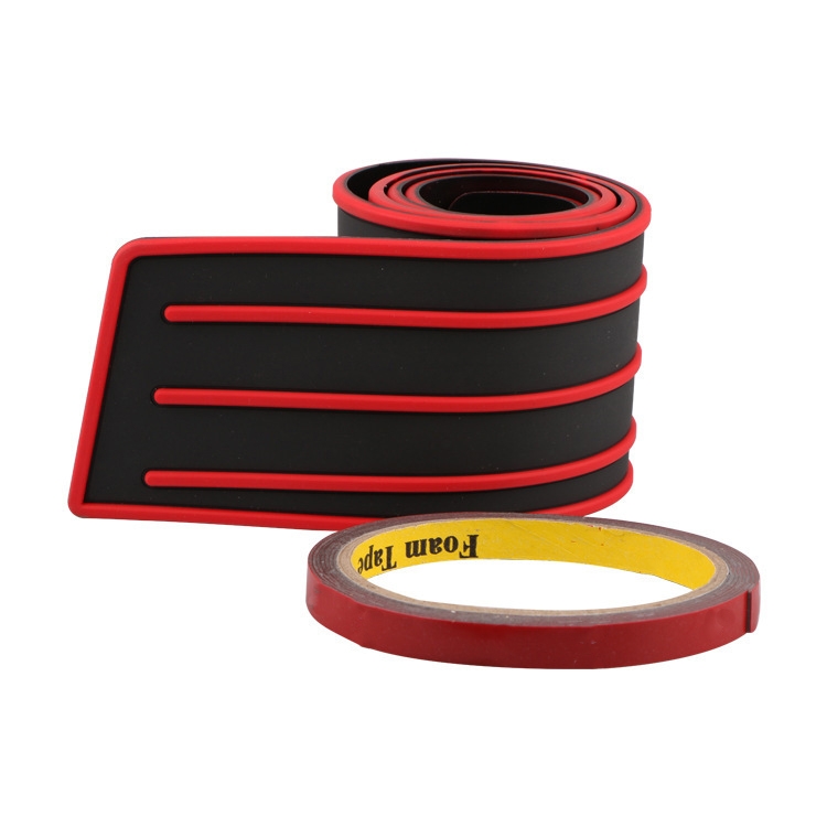 

Car Tail Box Threshold Anti-Collision Strip, Color: Black Red 8x90cm