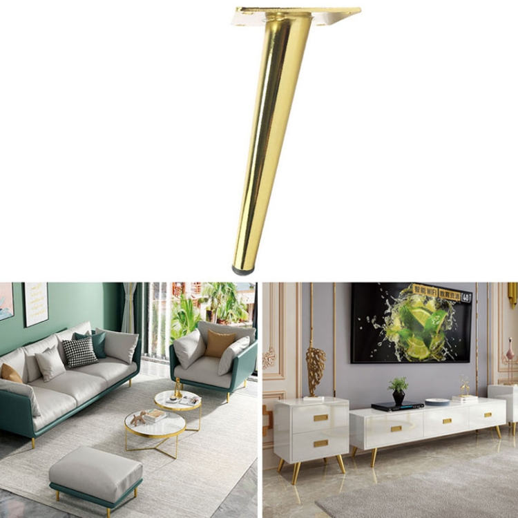 

LH-ZT-0001 Cone Round Tube Furniture Support Legs, Style: Oblique Cone Height 43cm(Titanium)