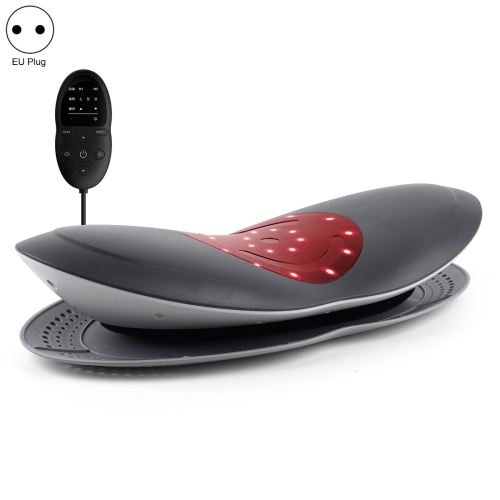 

Electric Vibrating Hot Compress Lumbar Massager EU Plug English(Black)