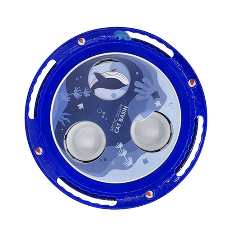 

TYM787 Electronic Automatic Rotating Cat Slow Food Tray(Blue)