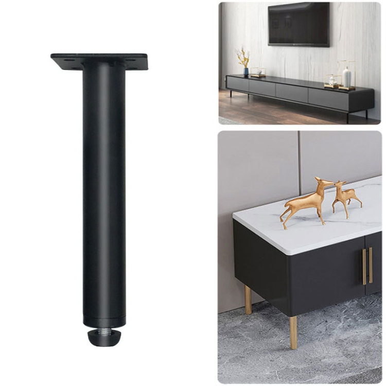 

Metal Furniture Support Legs with Adjustment Pad, Height: 13.5cm(Matte Black)