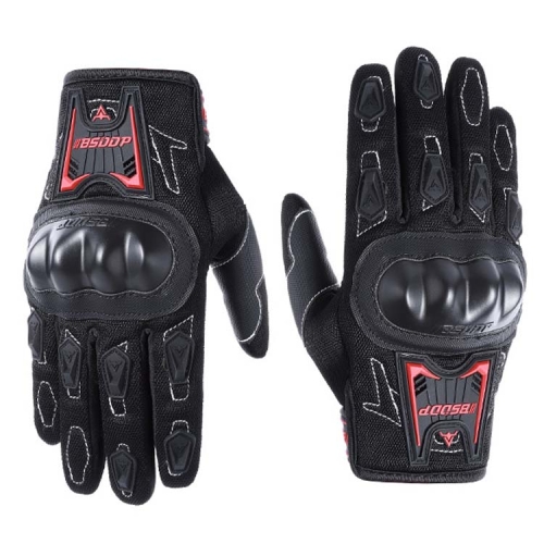 

BSDDP RH-A0132 Full Finger Protection Outdoor Motorcycle Gloves, Size: XXL(Black)