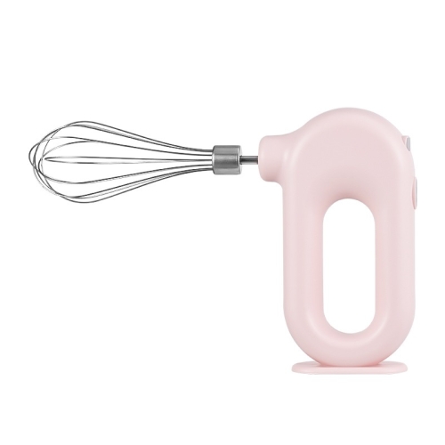 

Wireless Handheld Electric Egg Beater Cake Mixer, Specification: Single Rod (Dream Pink)