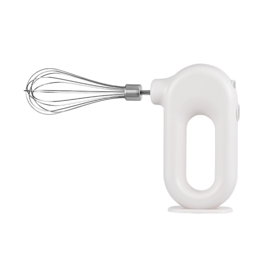 

Wireless Handheld Electric Egg Beater Cake Mixer, Specification: Single Rod (Pearl White)