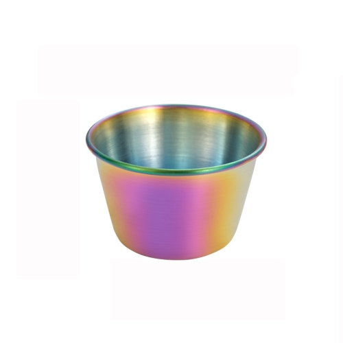 

5 PCS Stainless Steel Tortilla Salad Tomato Sauce Cup, Specification： 304 Small (Colorful)