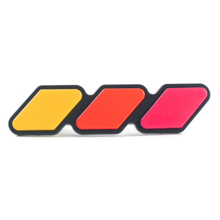 

2 PCS Universal Three-color Car Sticker(Red)