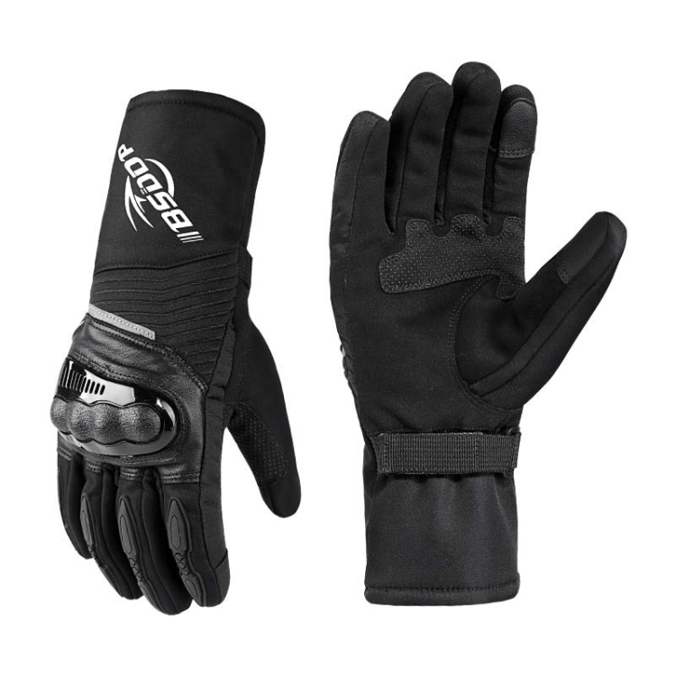 

BSDDP RH-A0130 Outdoor Riding Warm Touch Screen Gloves, Size: L(Black)