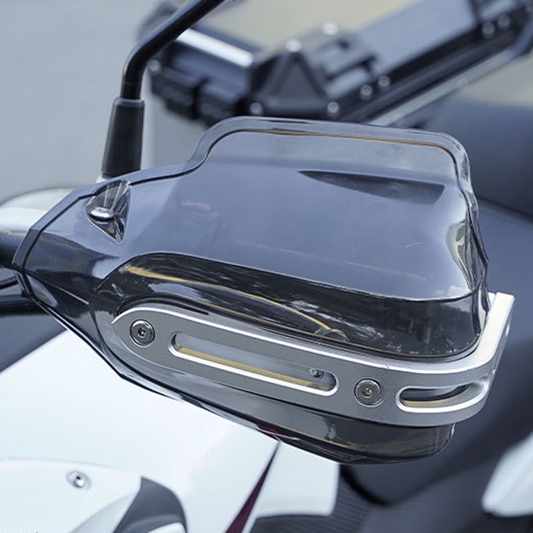 

1 Pair BSDDP RH-B05070 Motorcycle Handle Windshield, Style: Dark Brown Without Light