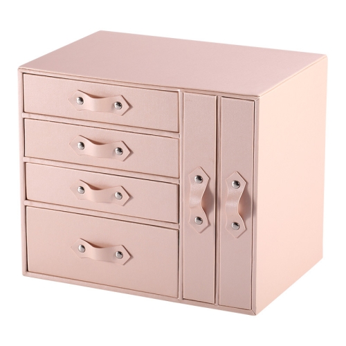 

Sp01179 Large Capacity Multi-Layer Drawer Jewelry Storage Box(Nude Pink)