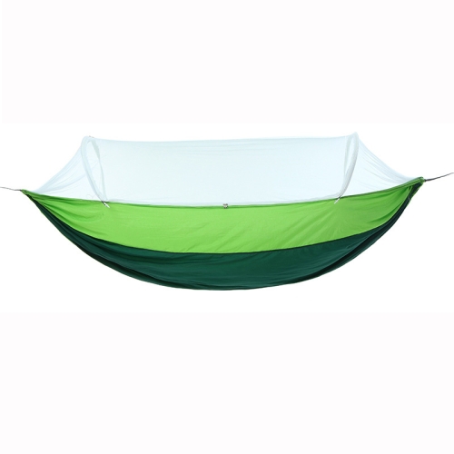 

Outdoor Camping Anti-Mosquito Quick-Opening Hammock, Spec: Double (Fruit Green+Ink Green)