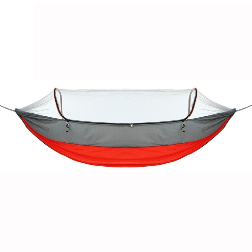 

Outdoor Camping Anti-Mosquito Quick-Opening Hammock, Spec: Double (Gray+Orange)