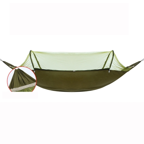 

Outdoor Camping Anti-Mosquito Quick-Opening Hammock, Spec: Single Anti-rollover (Army Green)