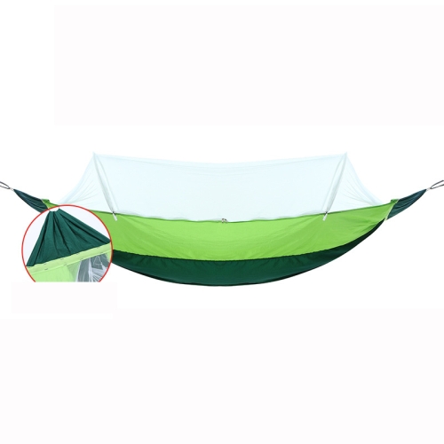 

Outdoor Camping Anti-Mosquito Quick-Opening Hammock, Spec: Double Anti-rollover (Green)