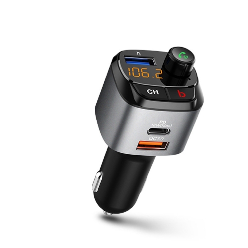 

C68 Car Bluetooth MP3 Player Free Receiver(Black)