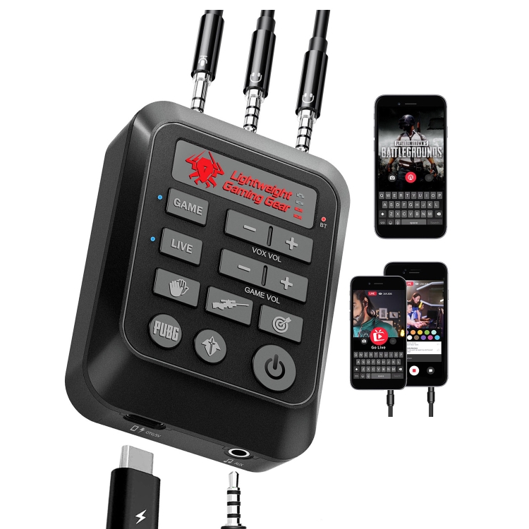 

PLEXTONE GS6 Wireless Game Live Sound Card Game DSP Sound Amplifier