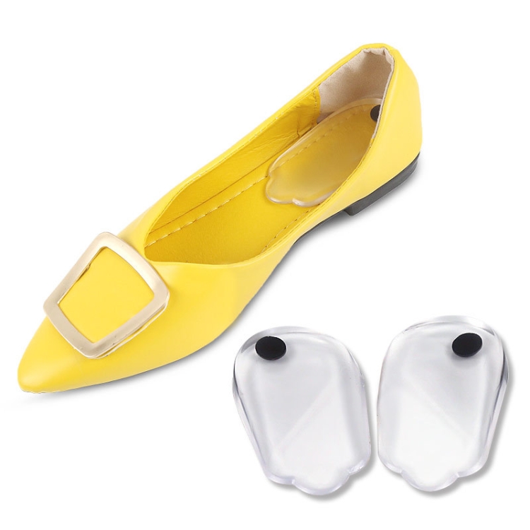 

10 PCS Inverted Magnet Correction Heel Pad, Size: S 26-34 Code(Transparent)