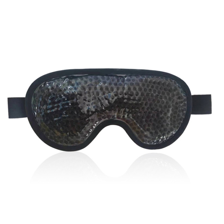 

2 PCS PVC Gel Ice Mask Sleeping Eye Mask(Black)