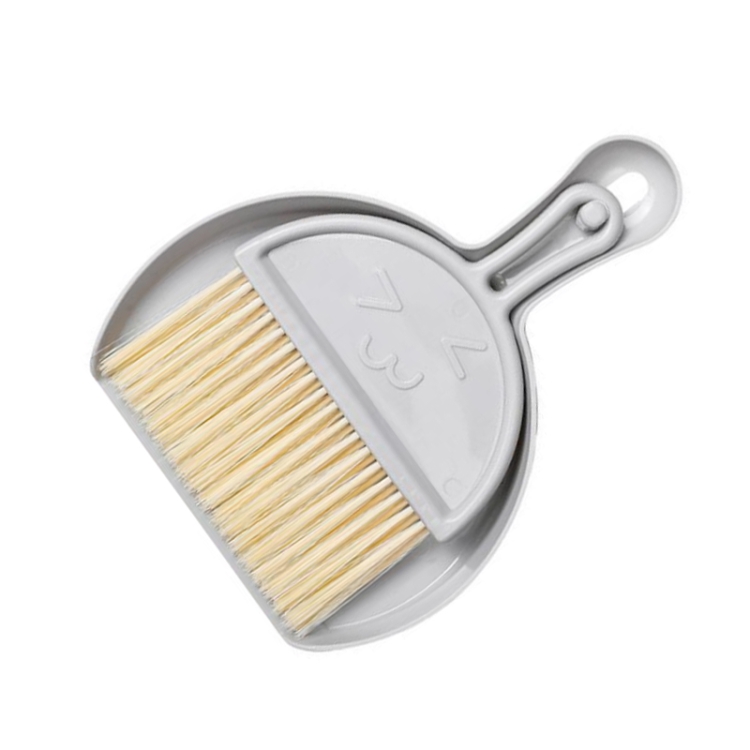 

6 Set Home Desktop Mini Keyboard Cleaning Brush With Dustpan(Grey)