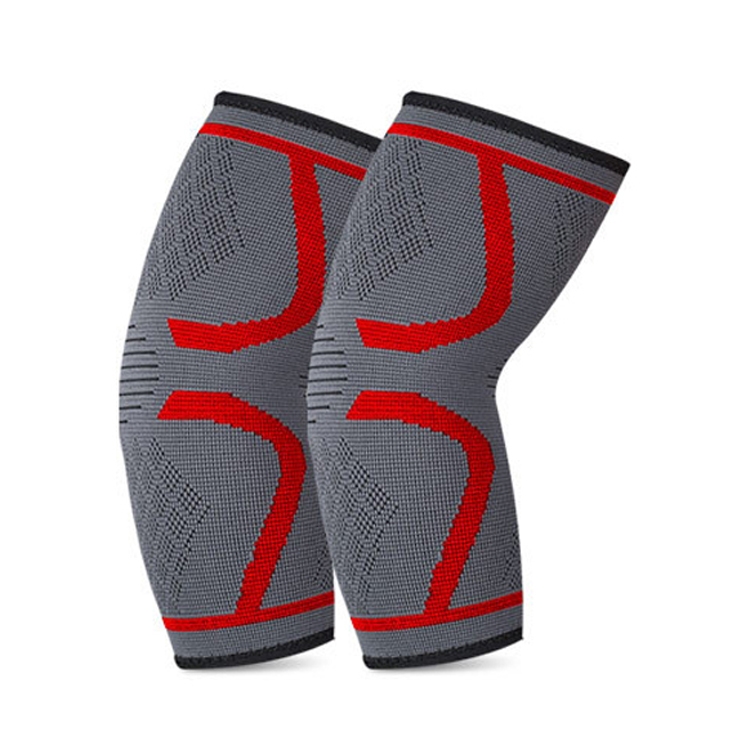 

1 Pair Fitness Sports Protective Gear Breathable Sweating Sports Elbow Pads, Size: L (Red)