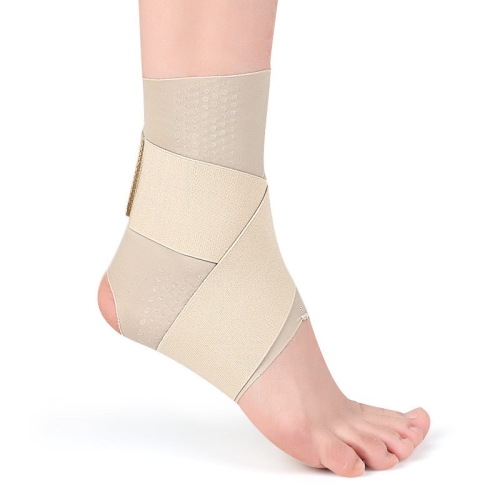 

Thin Anti-Slip Dispensing Sports Compression Bandage Ankle Brace, Specification: L(Skin Color)