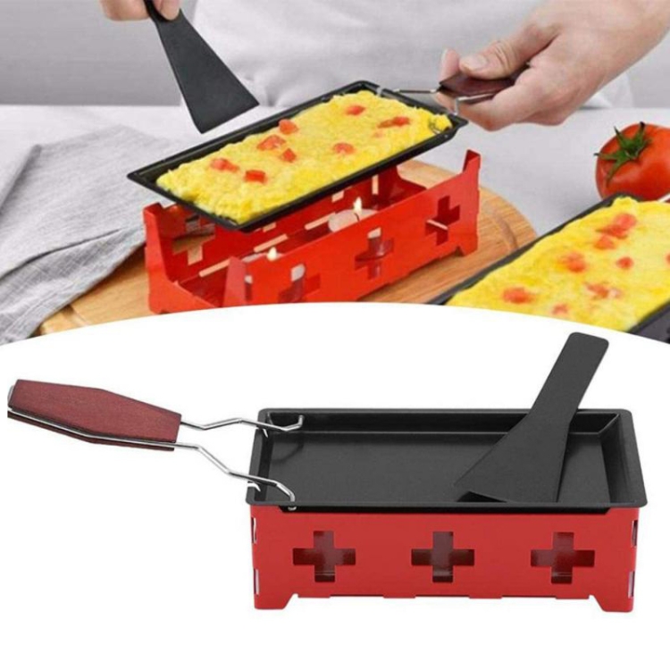

Mini Cheese Grill ,Specification: Wooden Handle Red Set
