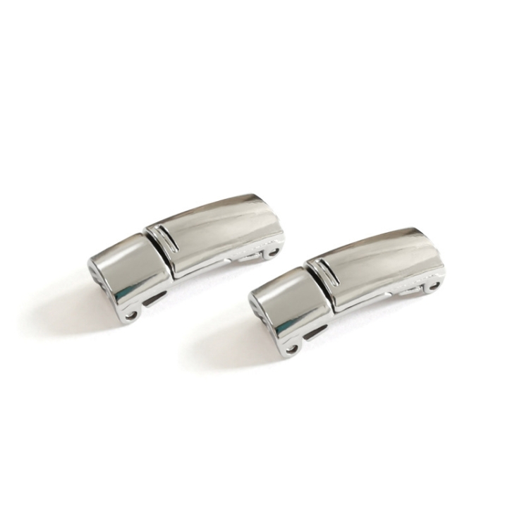 

4 Sets SLK28 Metal Magnetic Buckle Elastic Free Tied Laces, Style: Silver Magnetic Buckle