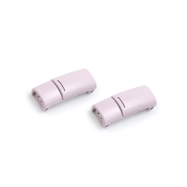 

4 Sets SLK28 Metal Magnetic Buckle Elastic Free Tied Laces, Style: Pink Magnetic Buckle