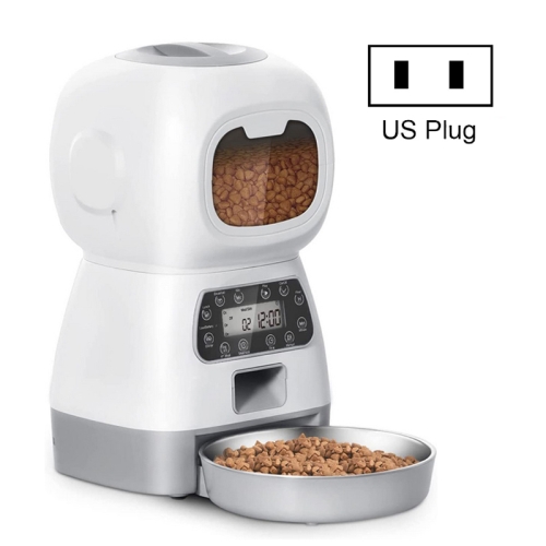 

Button Style 3.5L Elf Pet Feeder Automatic Feeder(With US Power Supply)