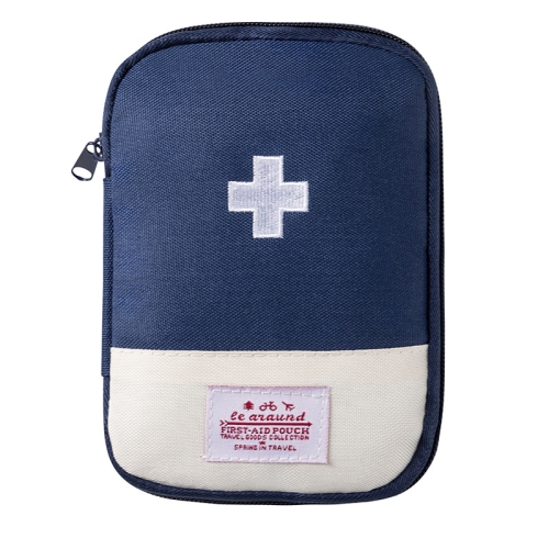 

4 PCS Travel Home Portable Medical Bag, Color: Blue Large