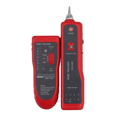 

Wire Tracker Network Cable Detector RJ45 RJ11 Tester for Telephone Lines and LAN Cables