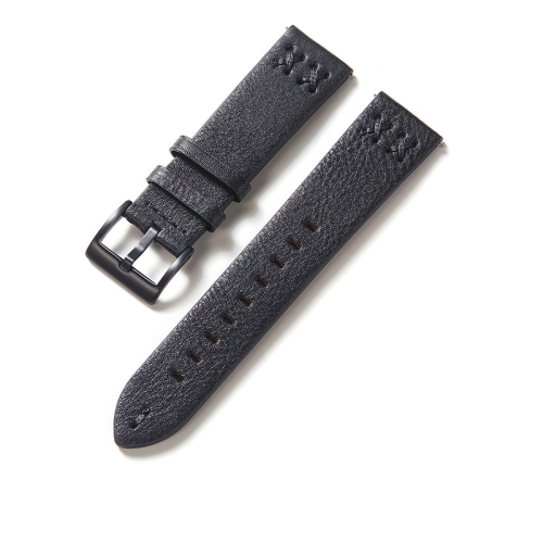 

X Suture Quick Release Thick Waterproof Watch Strap, Specification: 22mm(Black)