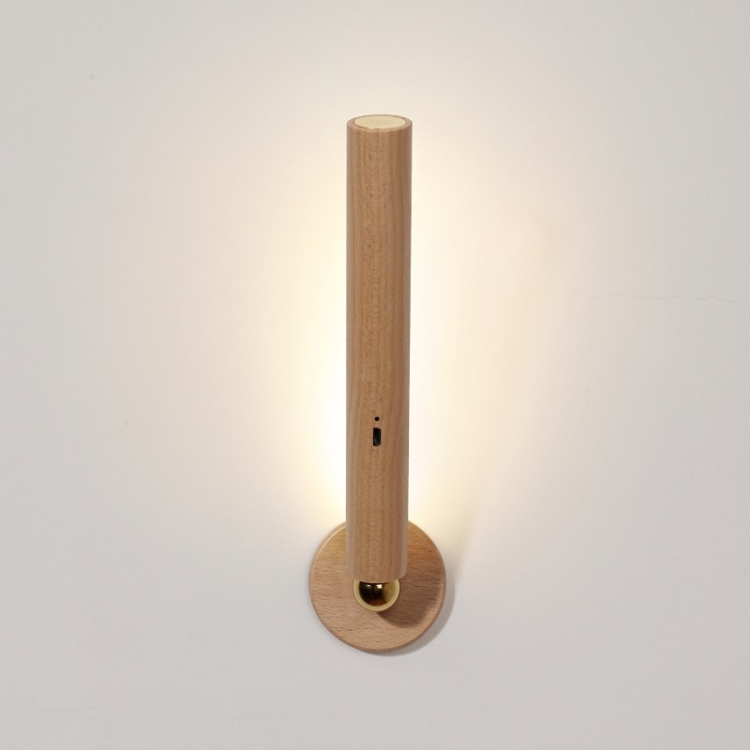 

Home Bedroom USB Charging Rotating Wall Lamp(Natural Light)