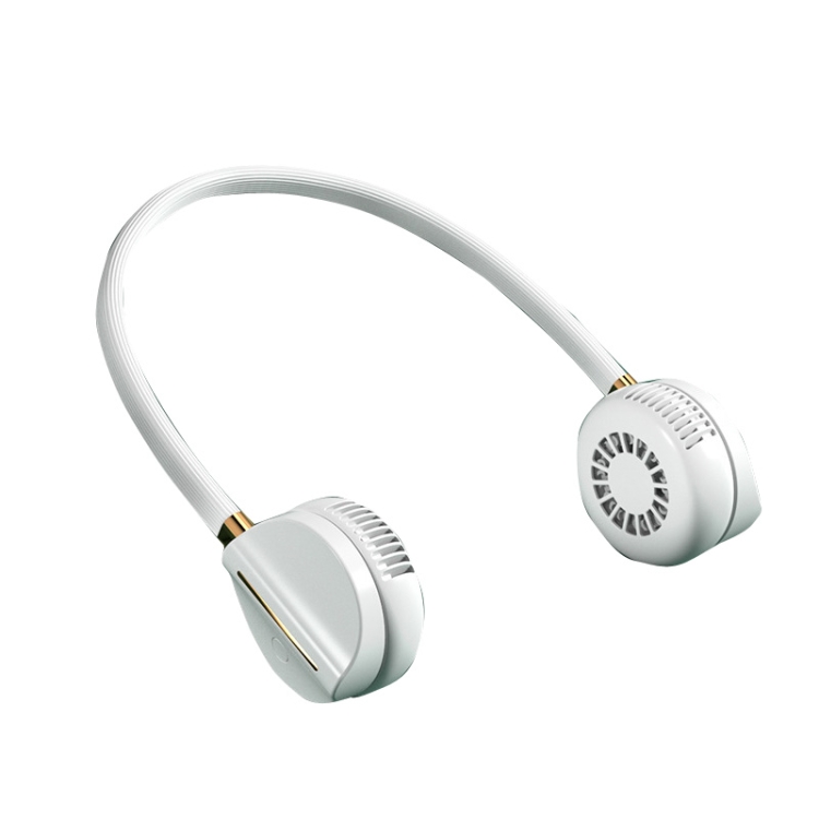

Quiet Portable USB Hanging Neck Fan(Starry White)