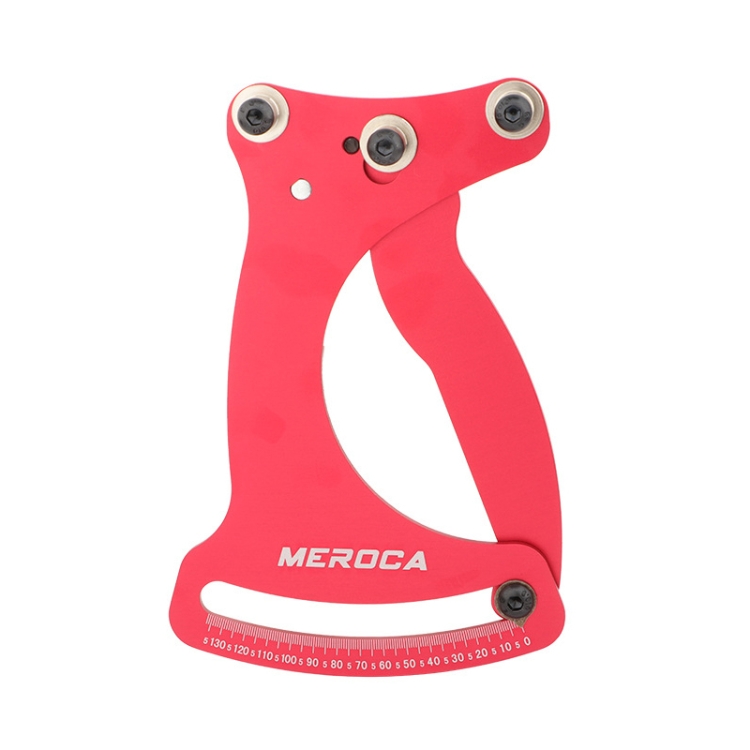 

MEROCA Bicycle Ring Calibration Tool Spoke Tension Tube Wheel Set Steel Wire, Color: Red