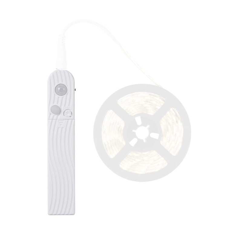 

2 PCS GD01 Human Body Infrared Sensor Battery Box(White)