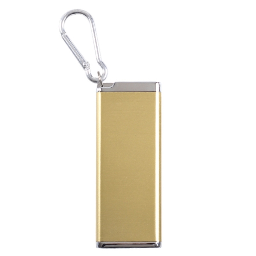 

Portable Cigarette Case Portable With Lid Sealed Ashtray, Color: Gold