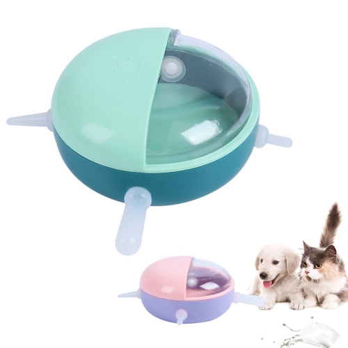 

Multi-Mouth Pet Self-sucking Milk Bowl Feeders(Blue)