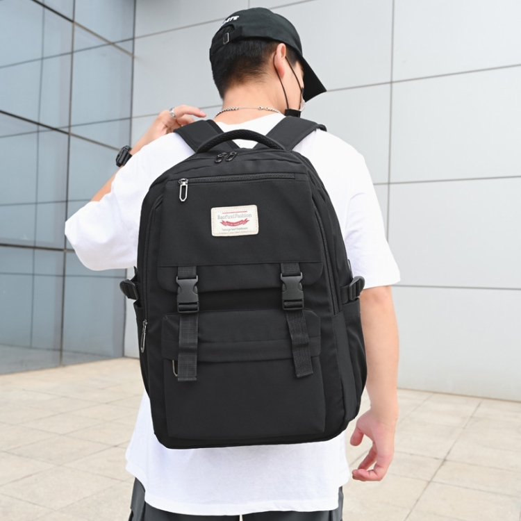 

Big Capacity Men and Women Simple Bag(660 Black)