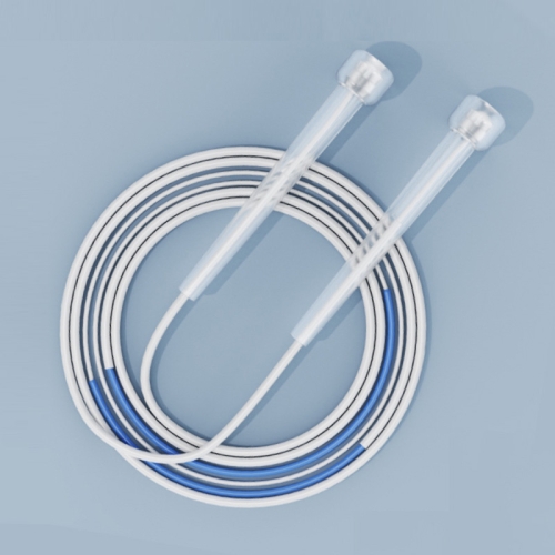 

2 PCS Children Speed Skipping Sports Rope, Style: 3 Sections 2.8m (White Blue)