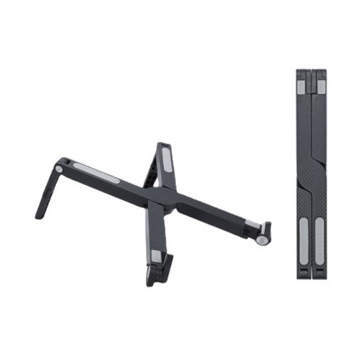 

X1 Plastic Silicone Non-Slip Foldable Laptop Stand(Black)