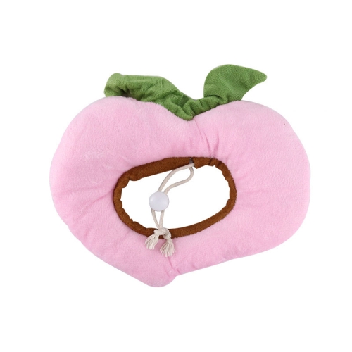 

Pet Anti-bite Anti-Lick Ring Soft Cotton Cat Head Cover(Peach)